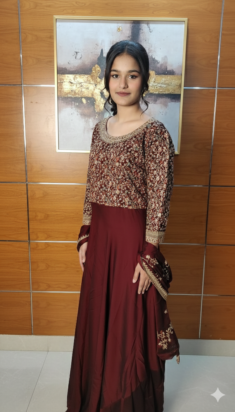 Designer party wear gown 