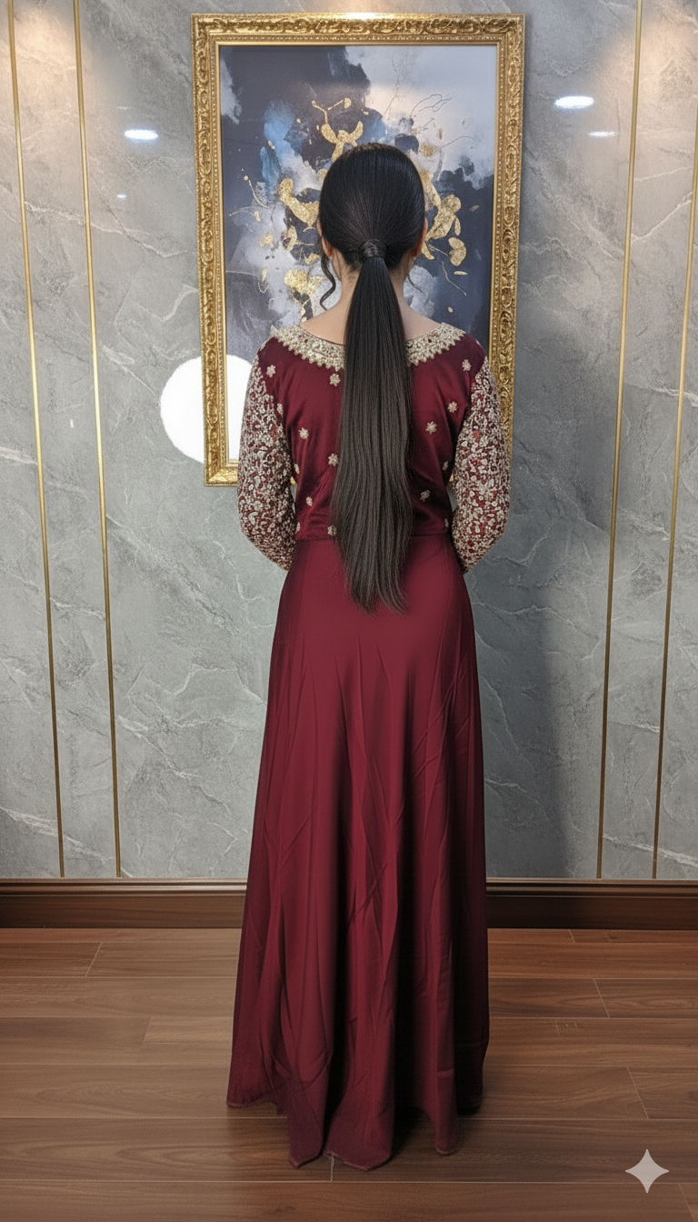 Designer party wear gown 