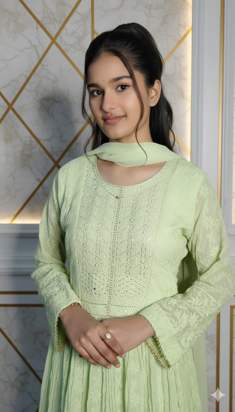 Party wear anarkali frock 