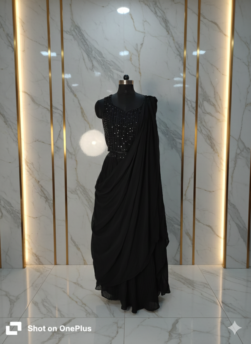 Designer lehenga choli with stylish Shrug 