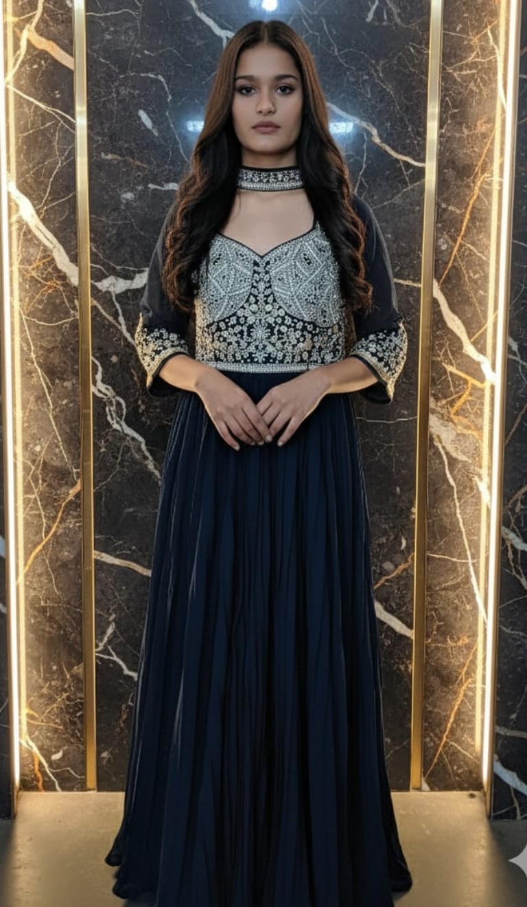 Stylish Party Wear Gown 