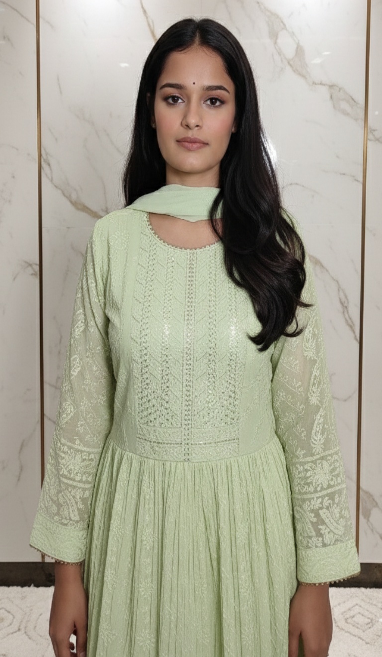 Party wear anarkali frock 