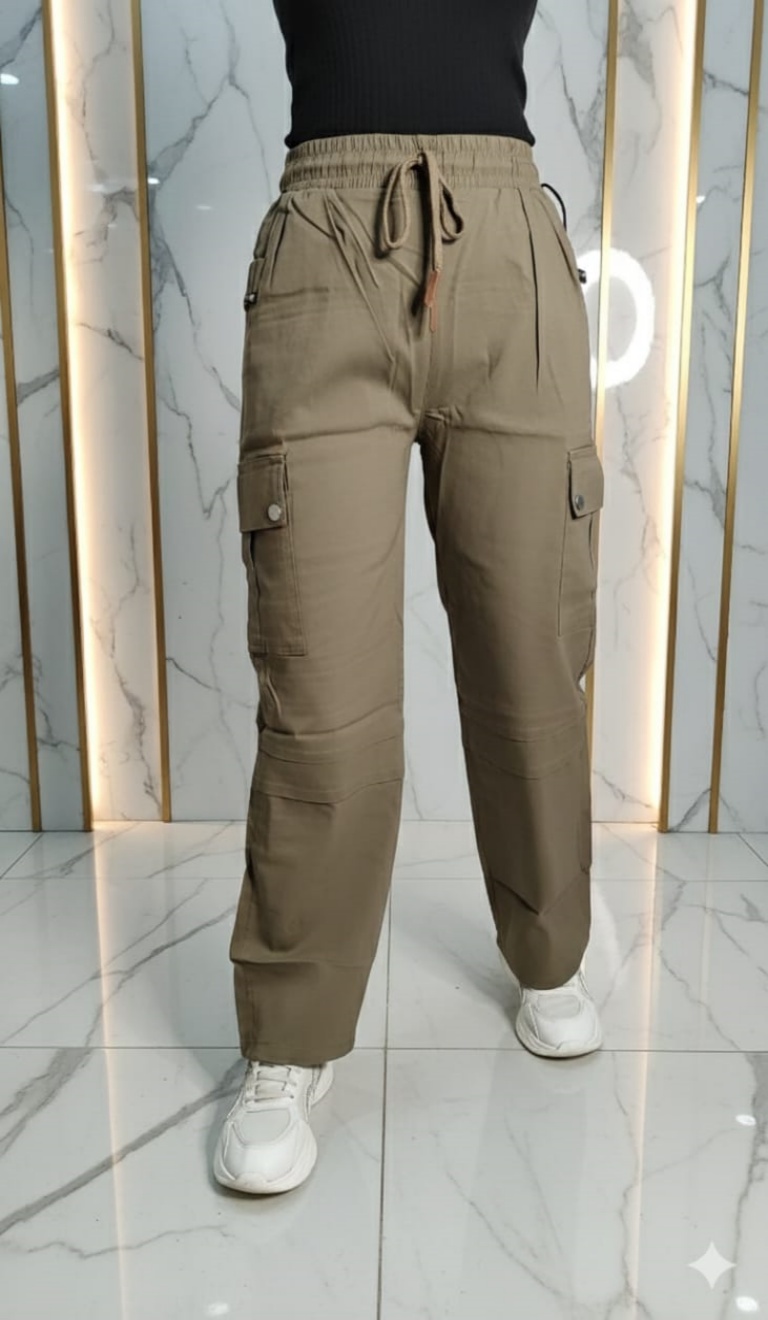 Girls and women cargo trouser full stretchable