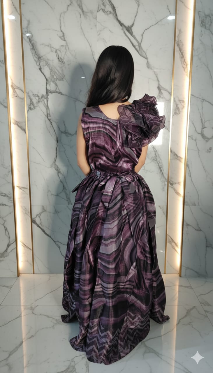 Western style gown for girl and women