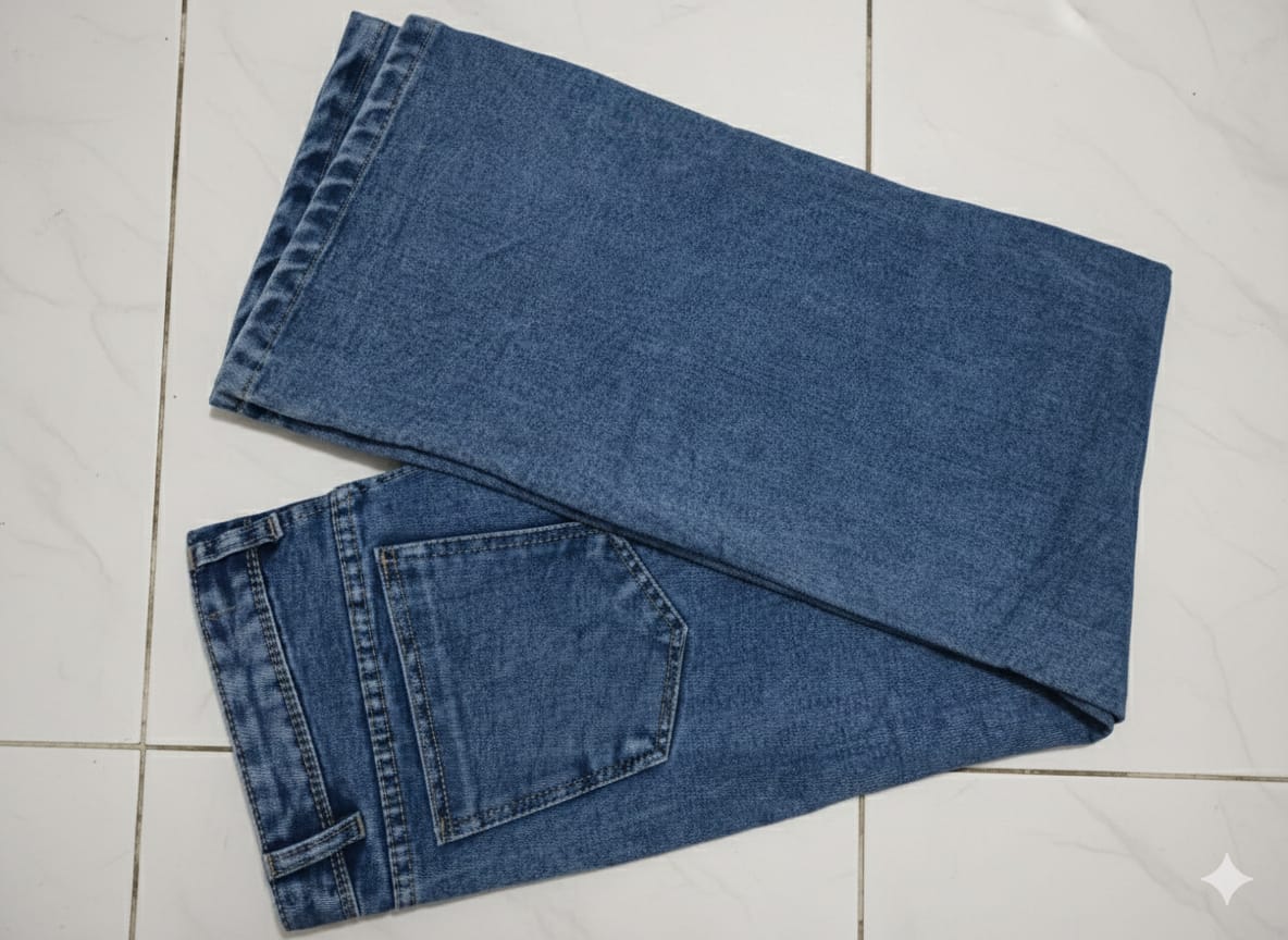 Girls and women baggy jeans