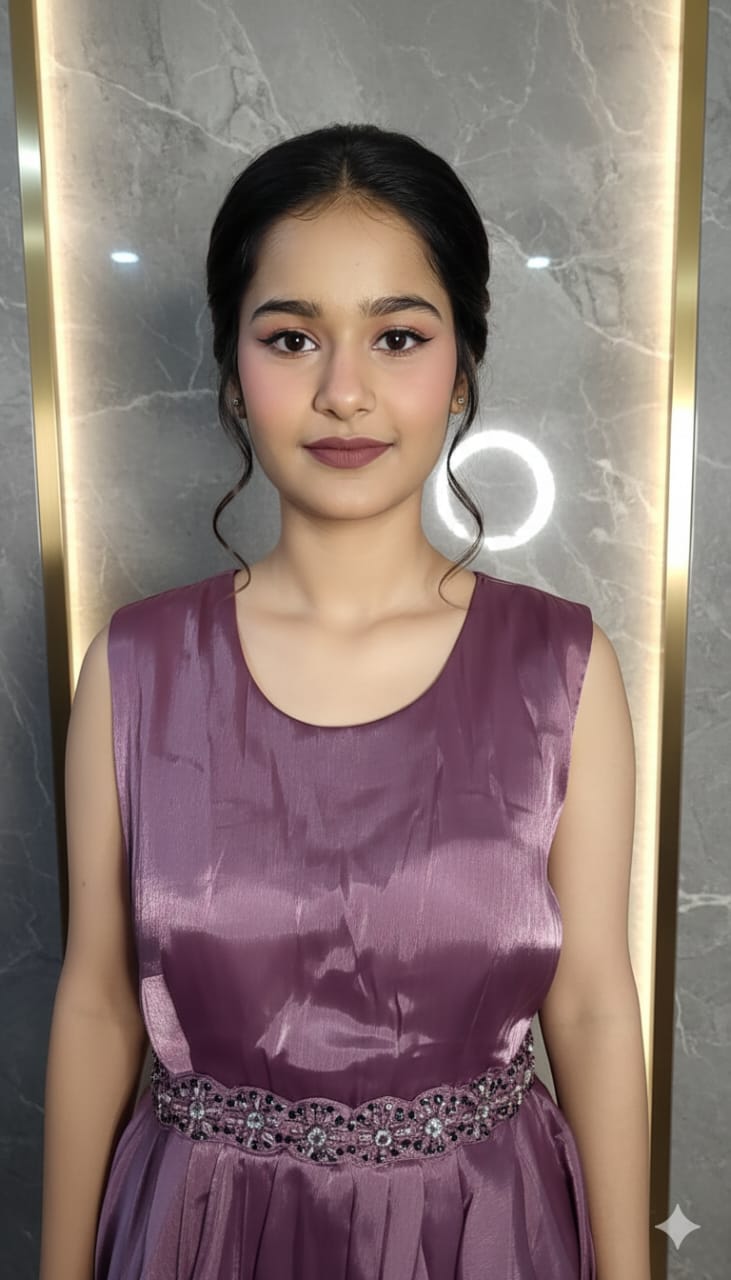 Western style gown girl and women 