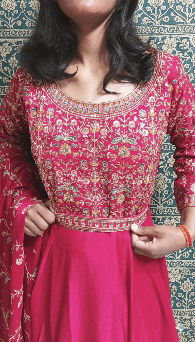 EmbroQueen Frock Suit