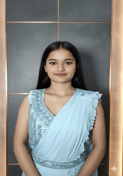 Sparkle Charm Ready-to-Wear Party Saree