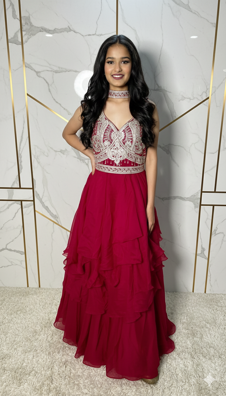 Stylish Party Wear Gown 