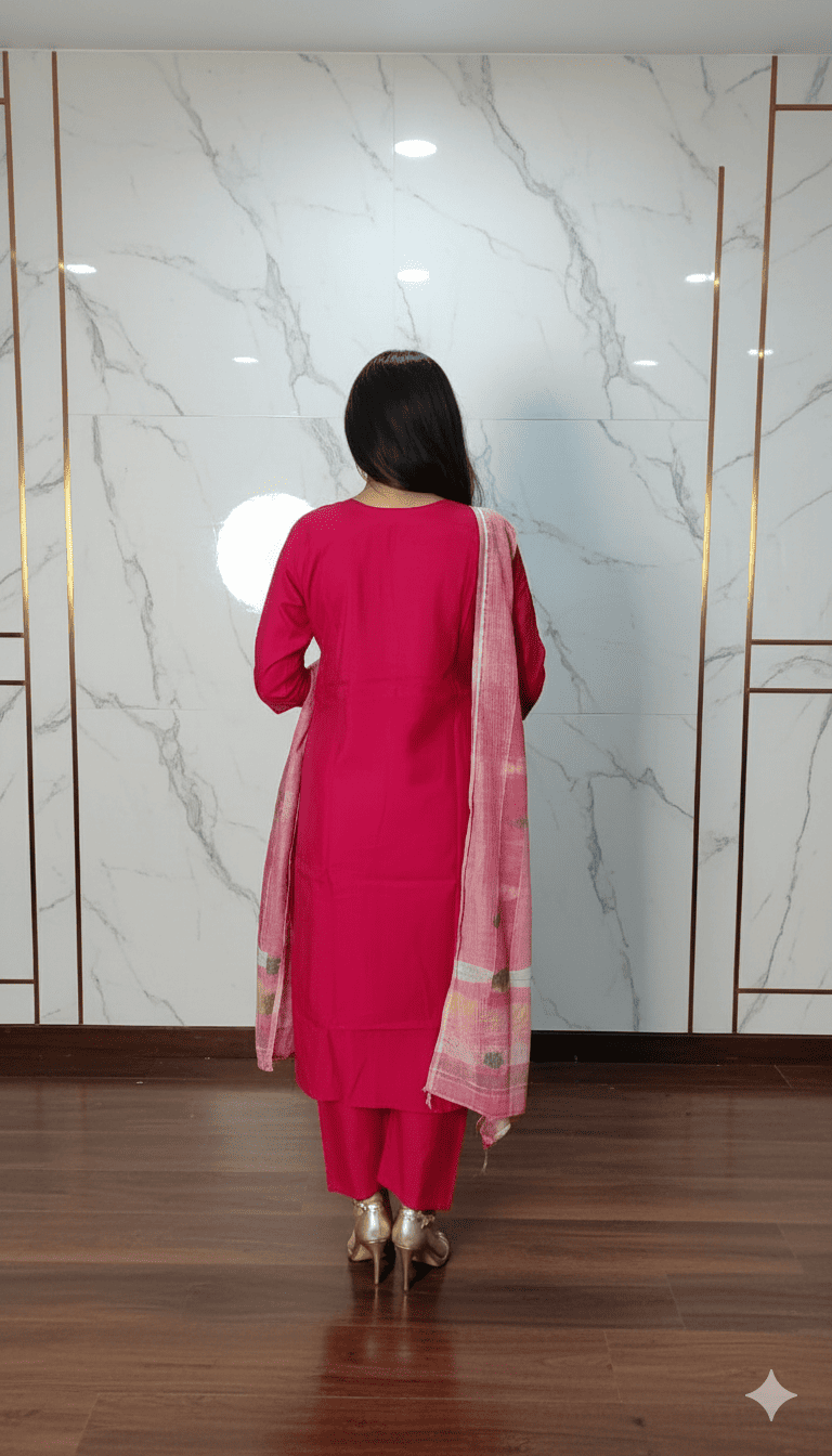 Girls Handwork Set Pink