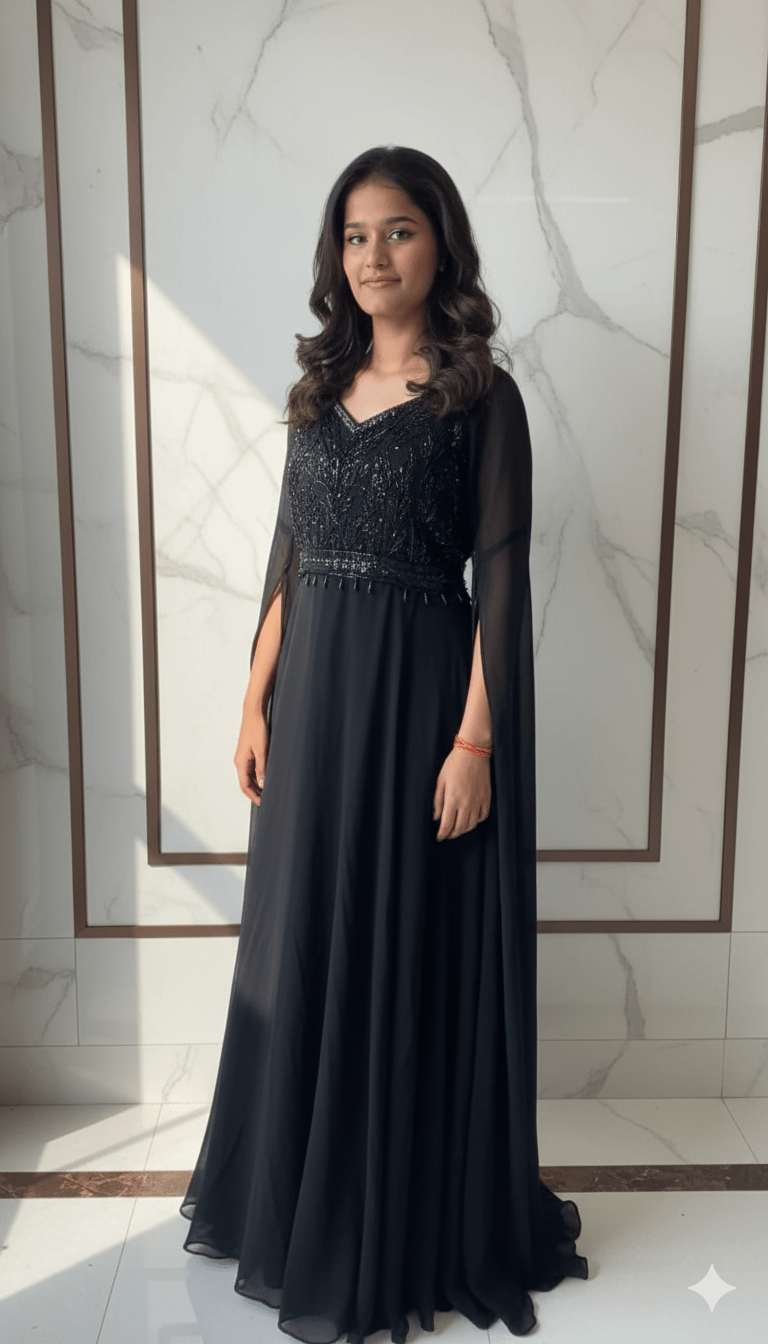 BlackAura Western Dress