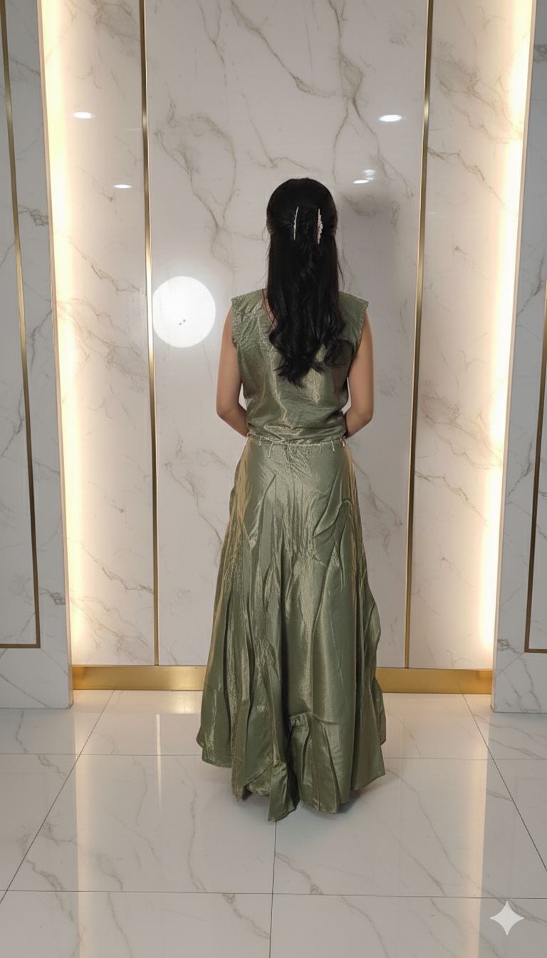 Stylish Party Wear Lehenga Choli with Full Embroidery Blouse 