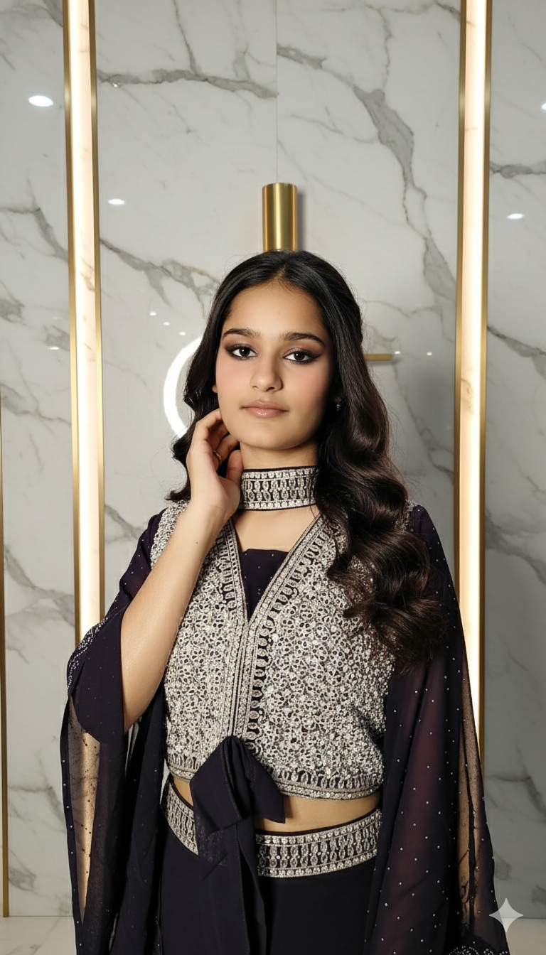 Western Style Palazzo Set 