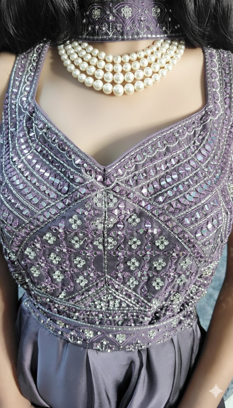 Stylish Party Wear Gown 