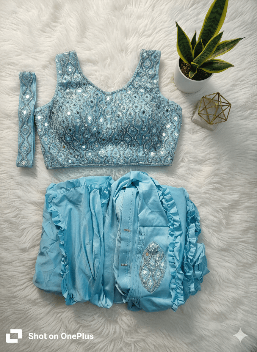 Radiant Charm Ready-to-Wear Party Saree