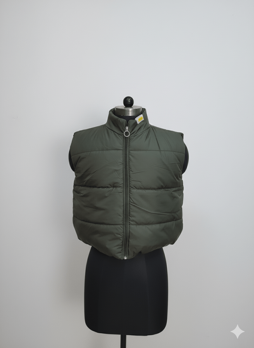 CozyShield Padded Winter Jacket for Girls & Women