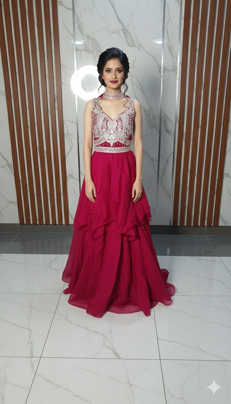 Stylish Party Wear Gown 