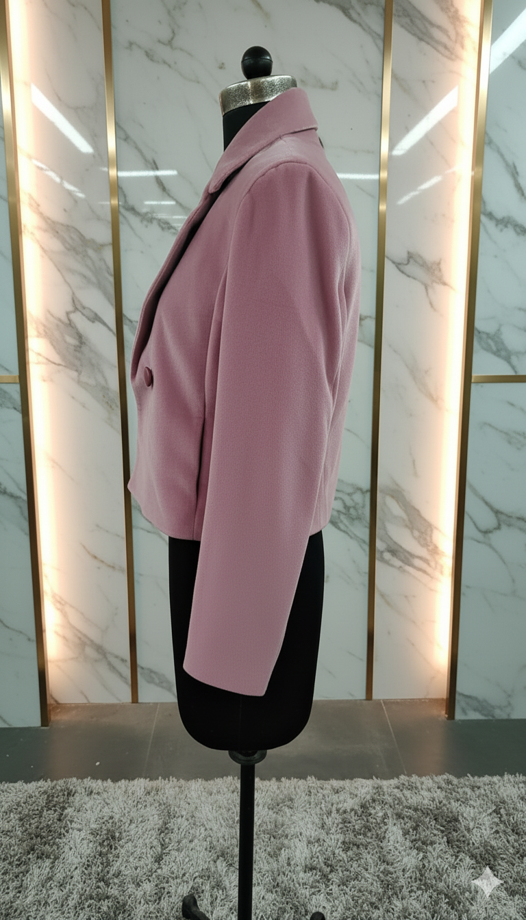 FurGlam Girlsâ€™ Stylish Fur Collar Jacket