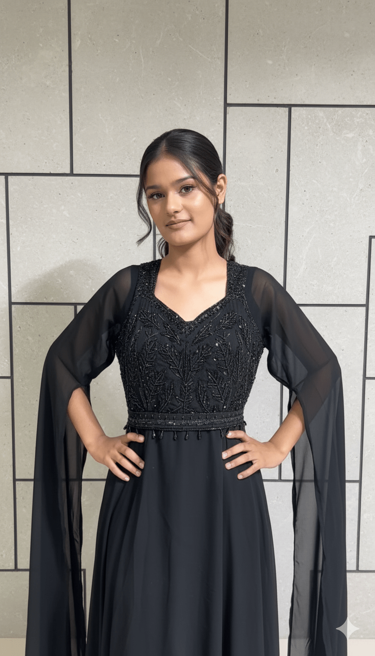 BlackAura Western Dress