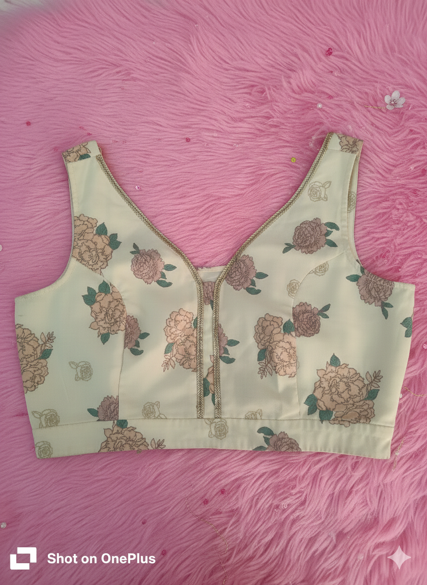 Printed designer blouse 