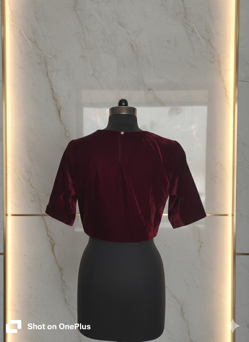 Designer party wear blouse for winter 