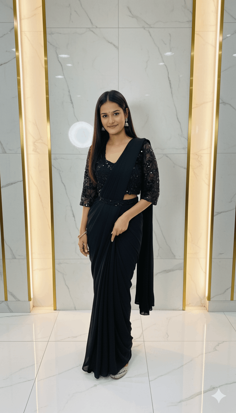 Elegant Grace Ready-to-Wear Saree