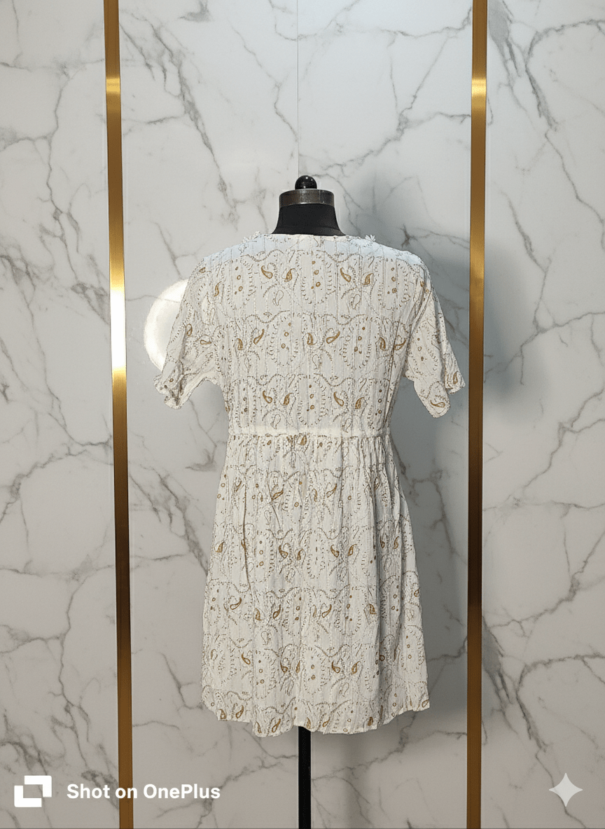 Shimmer Glow Lurex Midi Dress