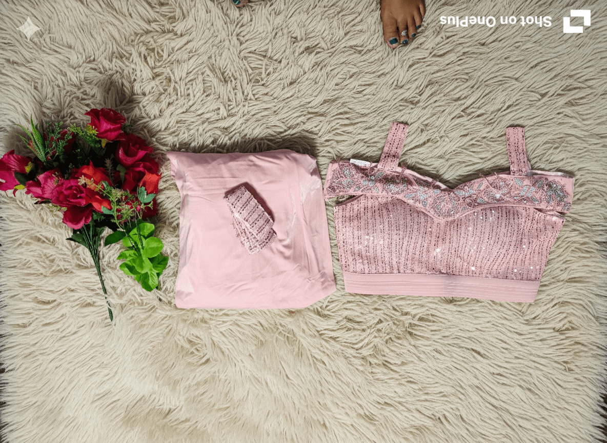 Sparkle Lehkhra Style Saree