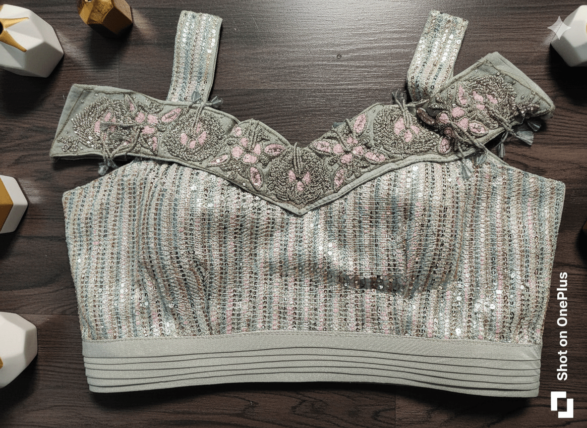 Sparkle Lehkhra Style Saree